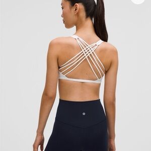 Lululemon free to be wild white sports bra